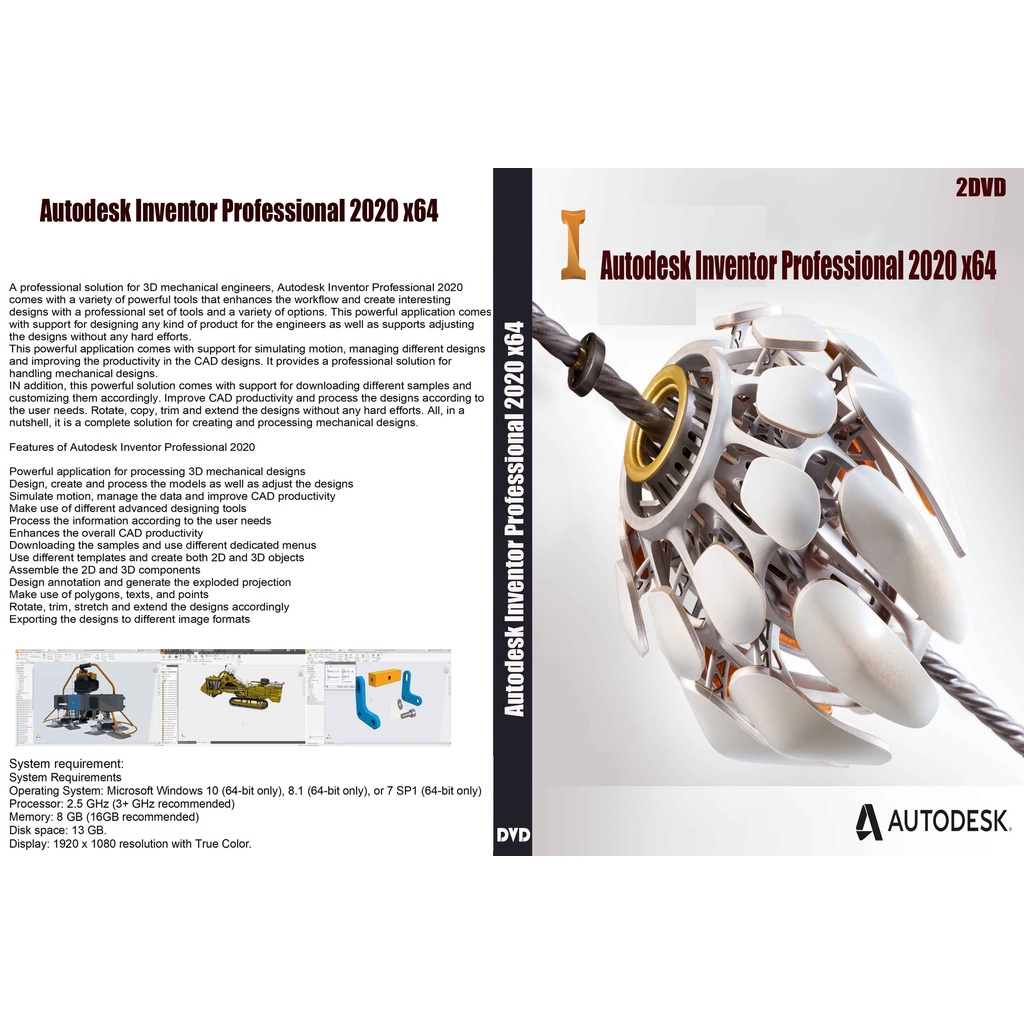 Jual DVD-Inventor Pro- 2020 x64 | Shopee Indonesia
