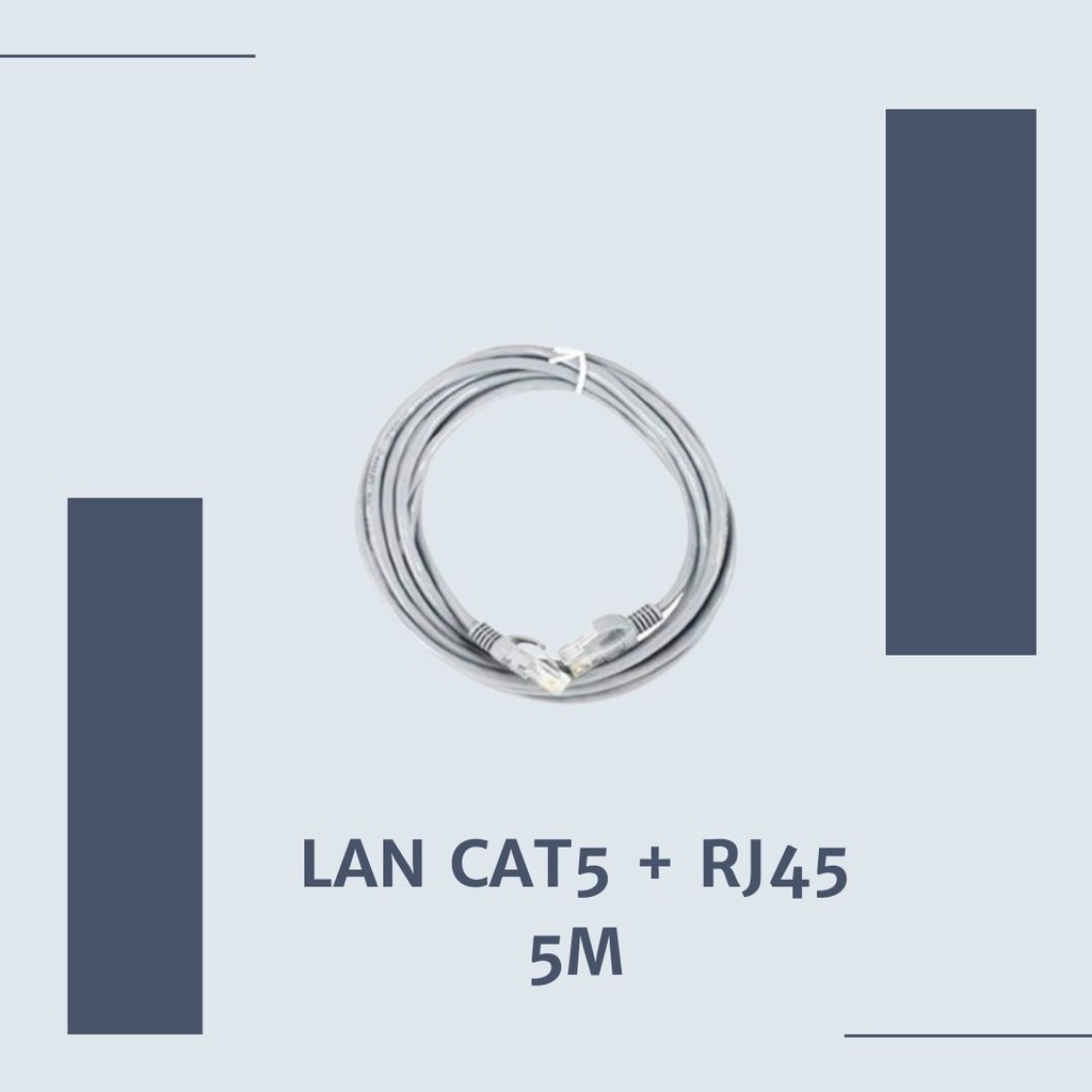 Jual Kabel LAN + RJ45 5 Meter | Shopee Indonesia