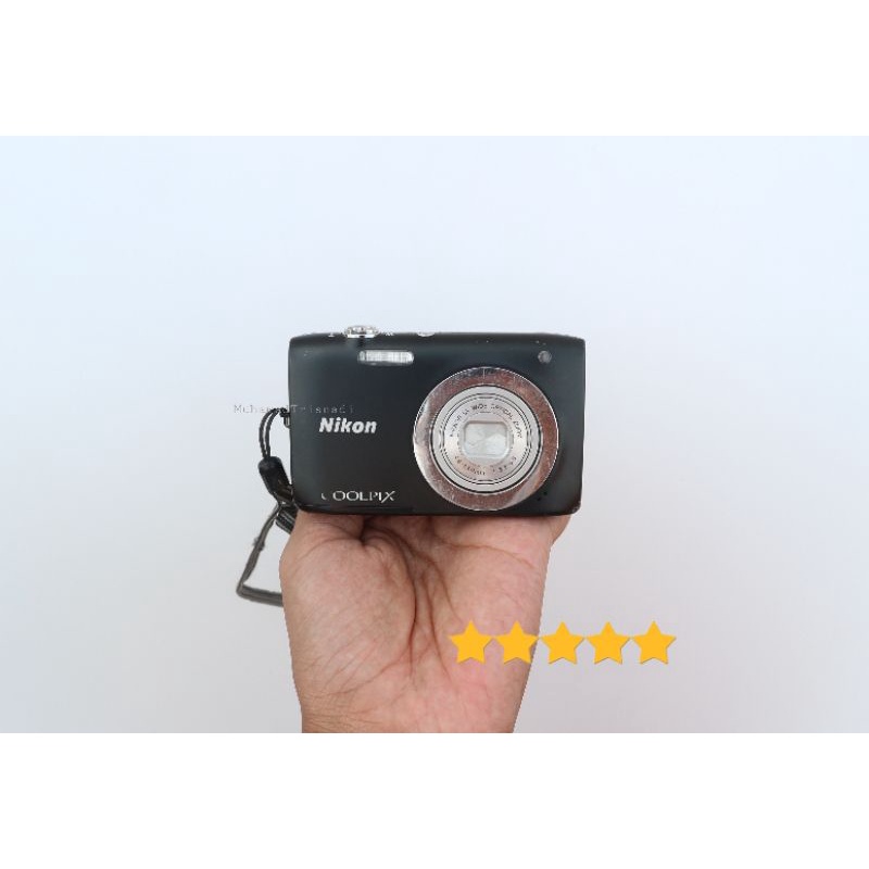kamera digital pocket nikon s2600 warna hitam elegan mulus