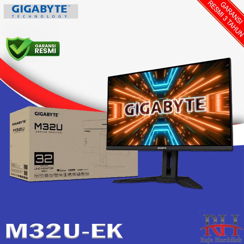 Jual Gigabyte M32U EK 32 Inch UHD 4K SS IPS 144Hz 1ms KVM Gaming