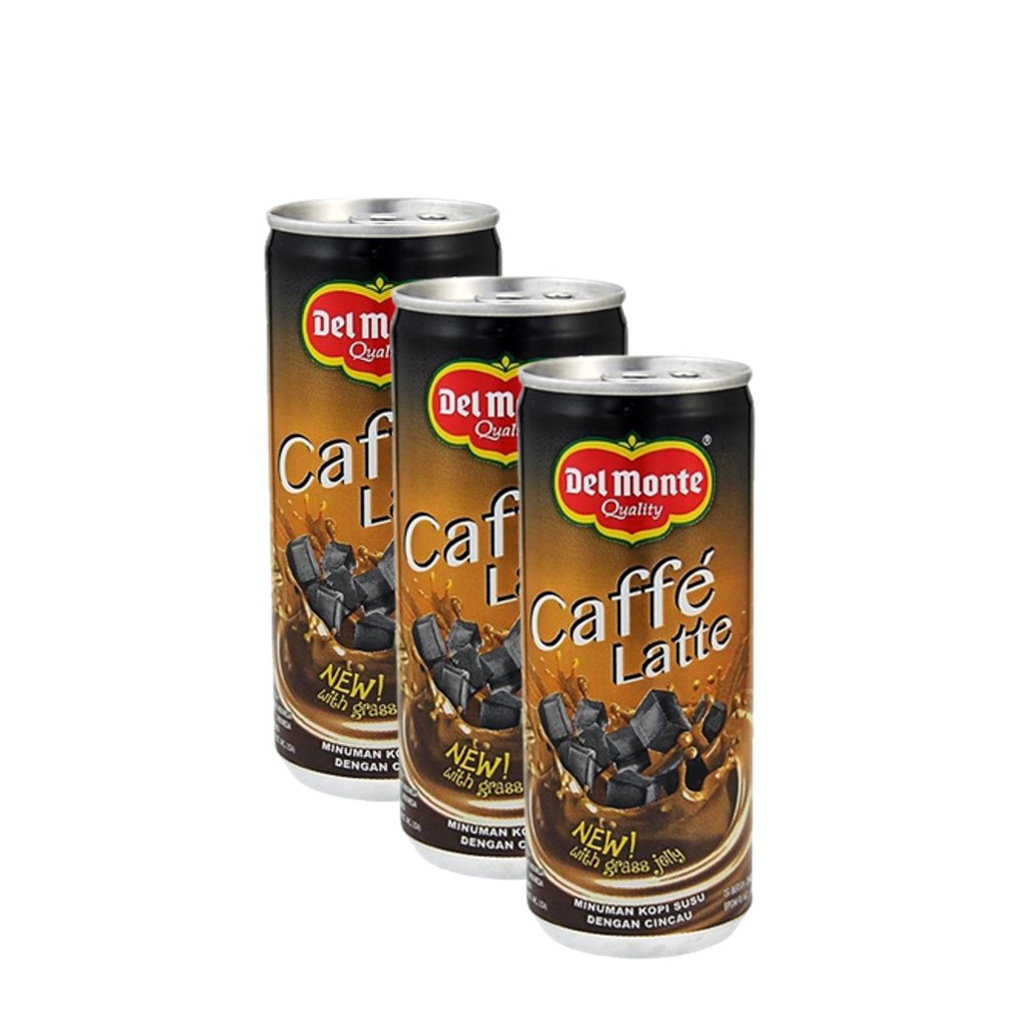 Jual Del Monte RTD Caffe Latte 3 x 240 ml | Shopee Indonesia