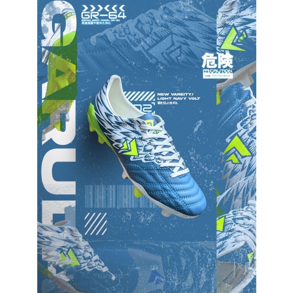 Jual Sepatu Sepakbola Sevspo garuda Apex syntetis original blue ...
