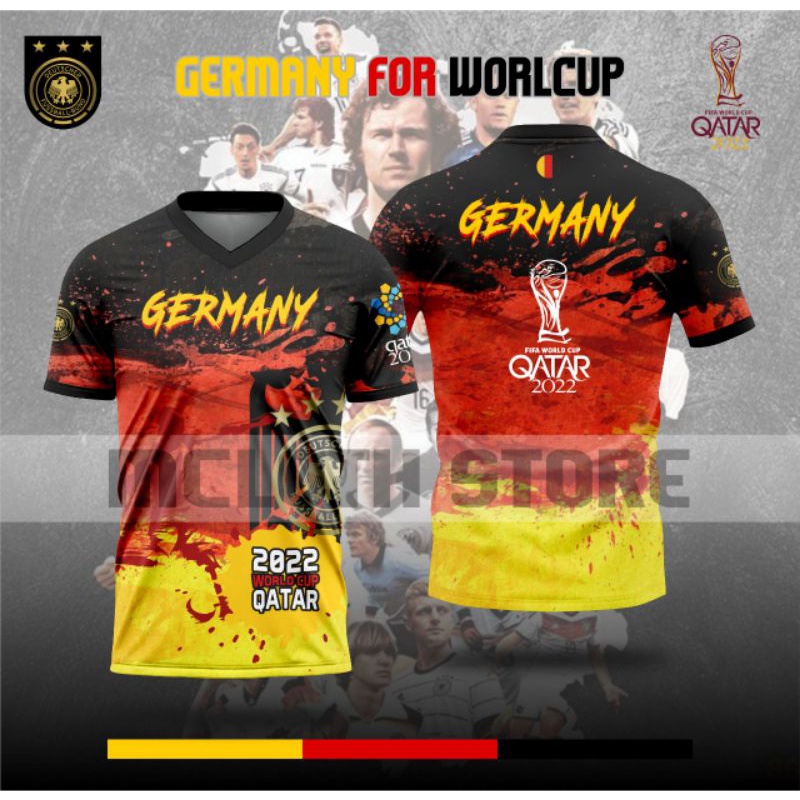 Jual Jersey Kaos Atasan TIMNAS GERMANY/JERMAN AWAY WORLD CUP QATAR 2022 ...