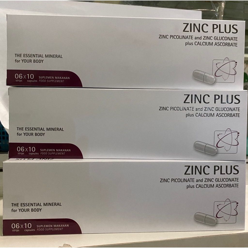 Jual Zinc Plus Capsul / Mengatasi Jerawat / Mengatasi Rambut Rontok