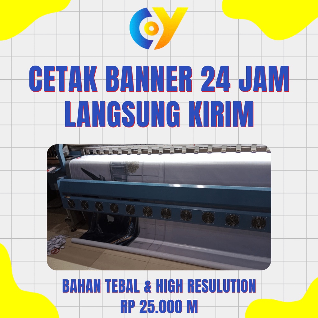 Jual CETAK BANNER 24 JAM SELESAI & CETAK SPANDUK MURAH | Shopee Indonesia