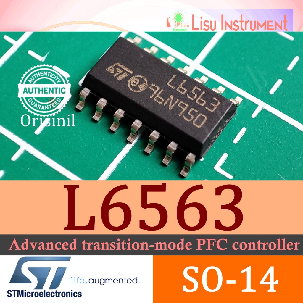 Jual L6563 Advanced Transition-mode PFC Controller SO-14 ...