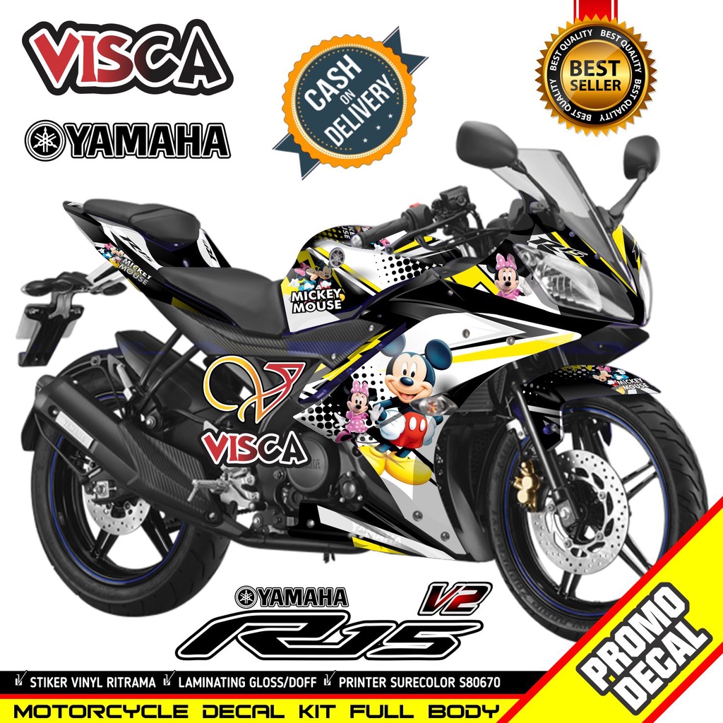 Jual Decal R15 V2 Full Body Dekal R15 V2 Stiker R15 V2 Full Body Keren ...