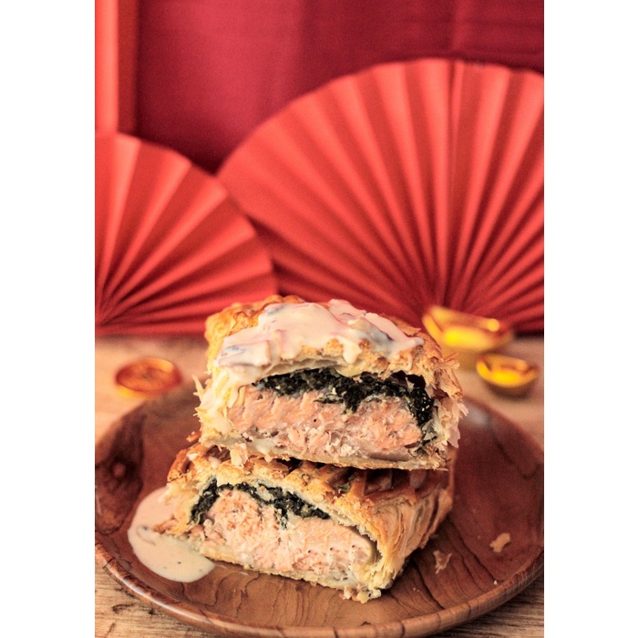 Jual NEW Prosperity Package CNY Hampers Imlek Salmon en Croute