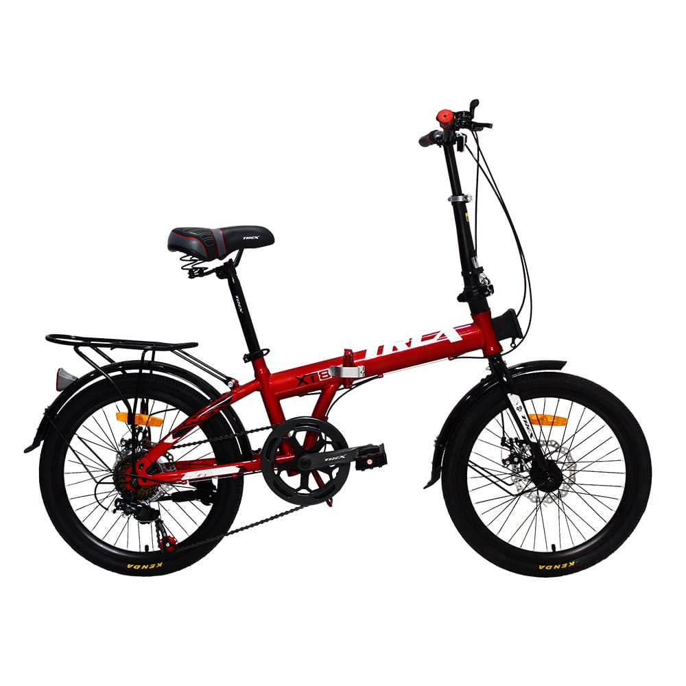 Jual Sepeda Lipat Folding Bike 20 Trex XT8 Disc Brake 7 Speed Shimano