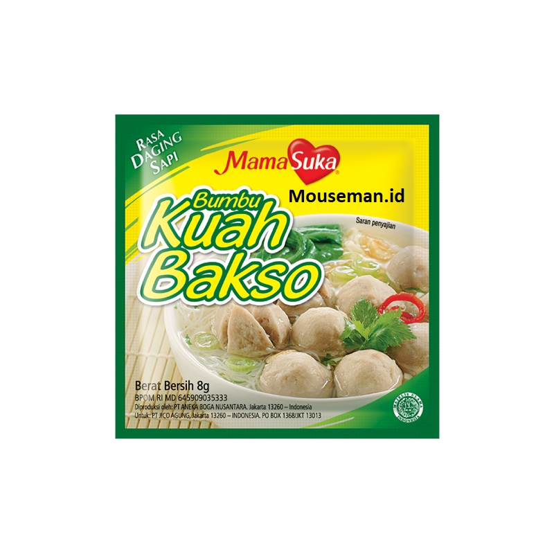 Jual Mama Suka Bumbu Kuah Bakso Rasa Daging Sapi Mamasuka 8gr Shopee