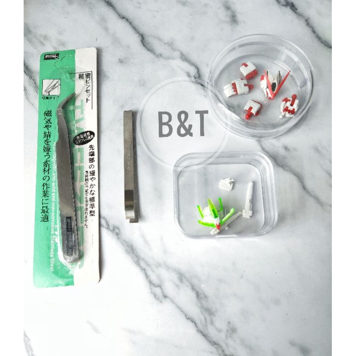 Jual Paket alat pasang sticker water decal dan penyimpanan gundam gunpla tool kit gundam alat