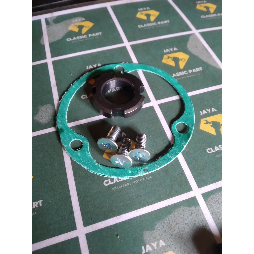 Jual BAUT+MUR+PACKING ROTOR POMPA OLI TOPI MEKSIKO PNP CB100/CB125 ...