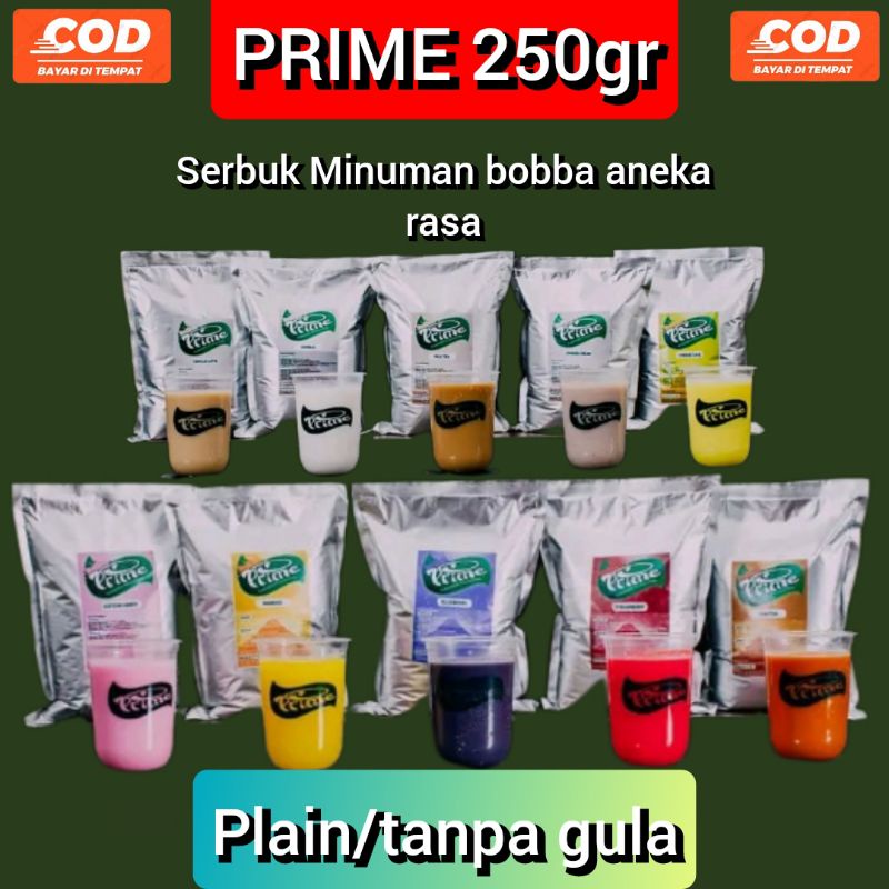 Jual Prime Kemasan 250Gr Bubuk Minuman Premium Serbuk Powder Plain ...