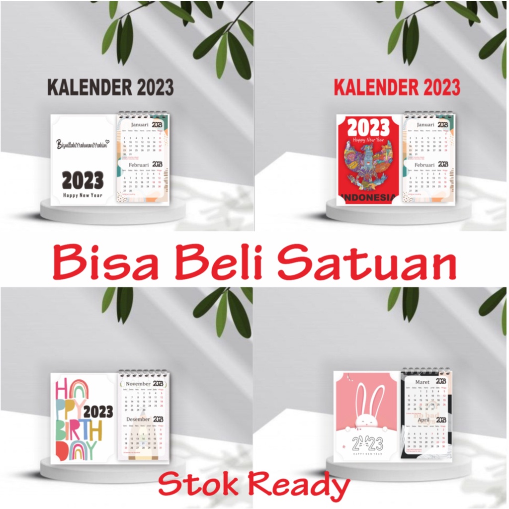 Jual KALENDER MEJA 2023 HADIAH SOUVENIR WEDDING NIKAHAN KALENDER DUDUK ...