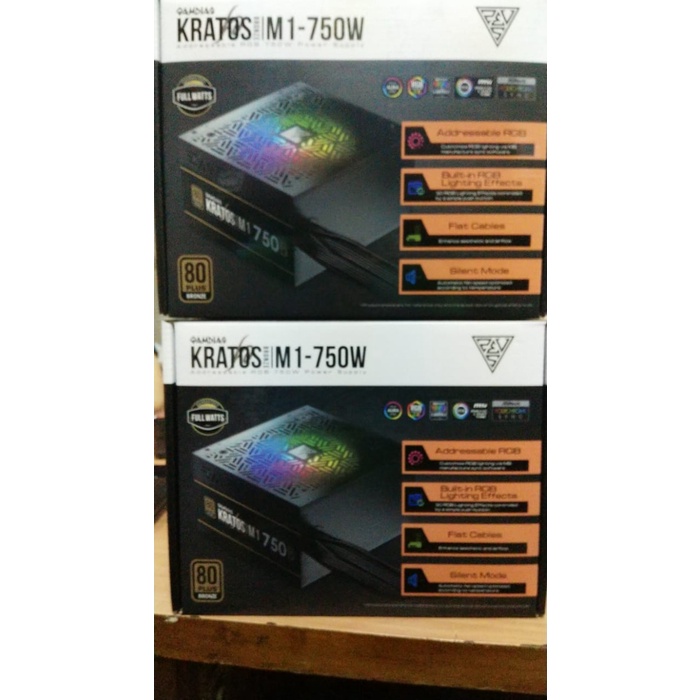 Jual GAMDIAS KRATOS M1750B 750W 80+ BRONZE ARGB SYNC POWER