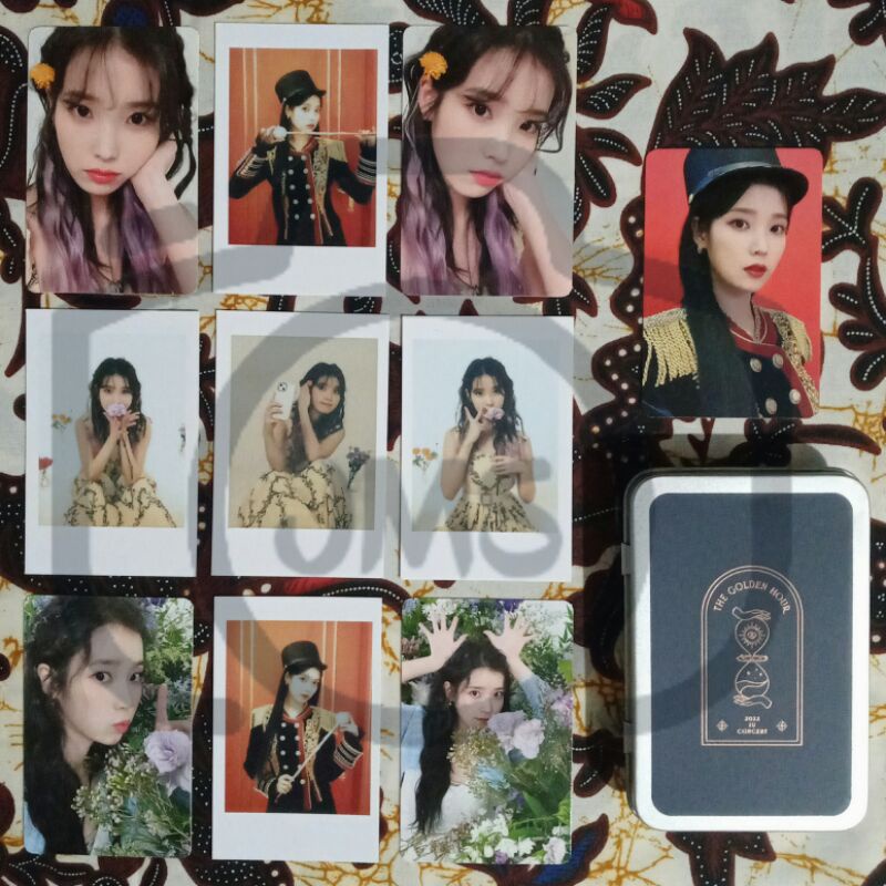 Jual [READY] Sharing IU OFFICIAL Photocard Golden Hour set Concert ...