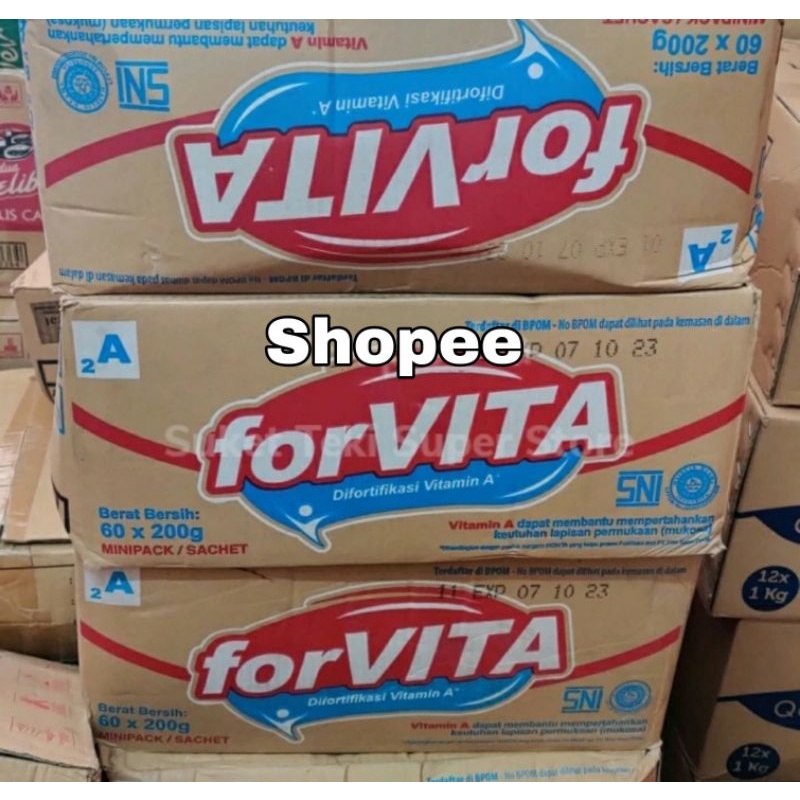 Jual Margarine Forvita 200gr Dus Karton Isi 200 Gram X 60pcs Grosir Shopee Indonesia 0513