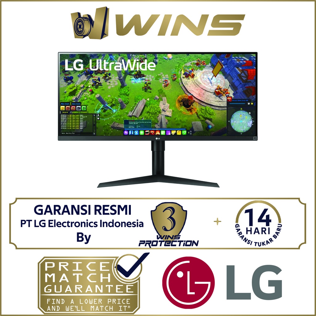 Jual LG 34WP65G-B ATI Monitor 34" UltraWide Full HD IPS VESA DisplayHDR ...