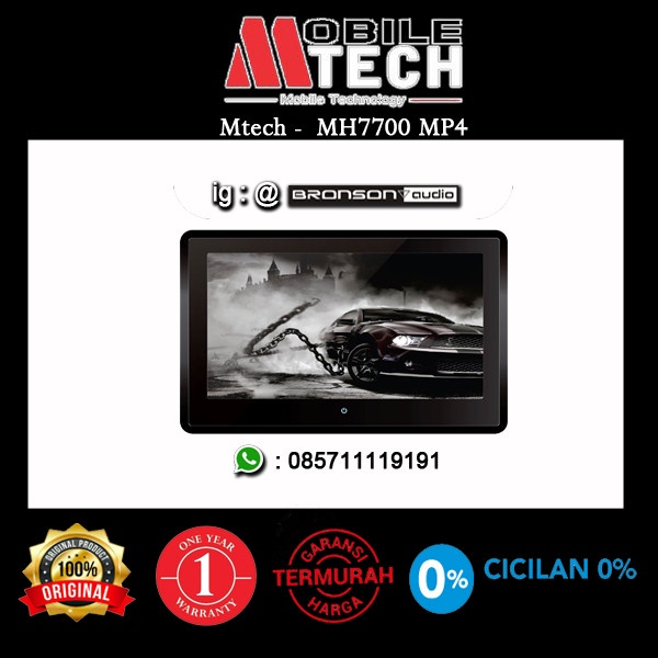 Jual Mtech Monitor Mh - 7700 Mp4 / M Tech Mh7700 Mp4 (1Pc) | Shopee ...