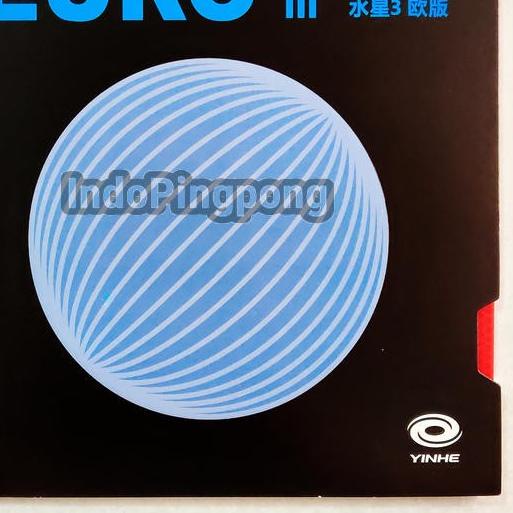 Yinhe Mercury III Euro Table Tennis Rubber Set - 1 Red & 1 Black