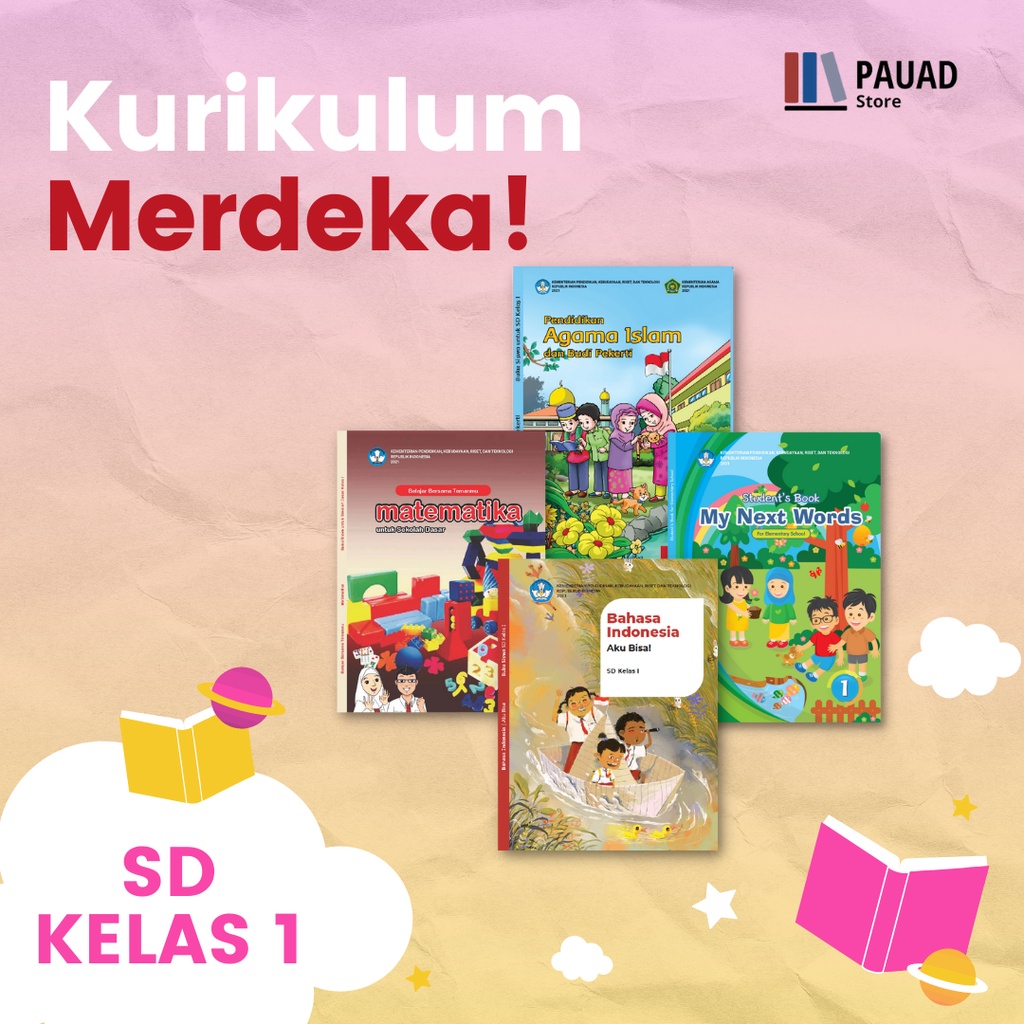 Jual Buku Kurikulum Merdeka / Kelas 1 / SD | Shopee Indonesia