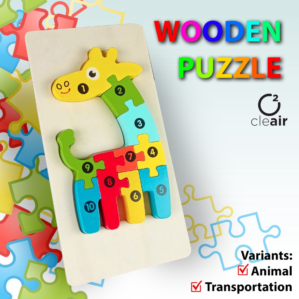 Jual CleAir O2 - Wooden Toys mainan anak kayu edukatif aman bentuk ...