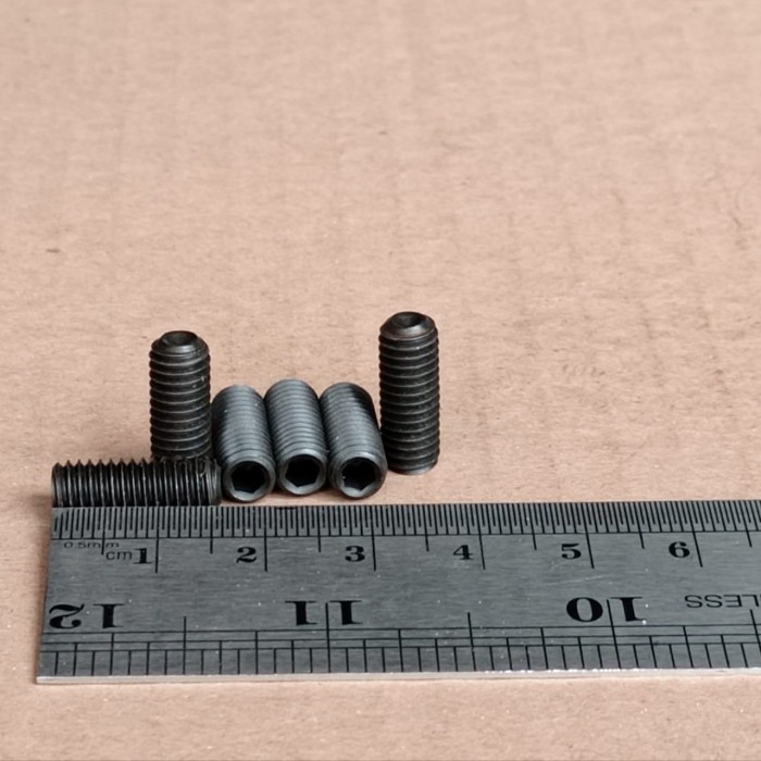 Jual Baut L Tanam M X Panjang Cm Hitam Socket Set Screw Shopee Indonesia