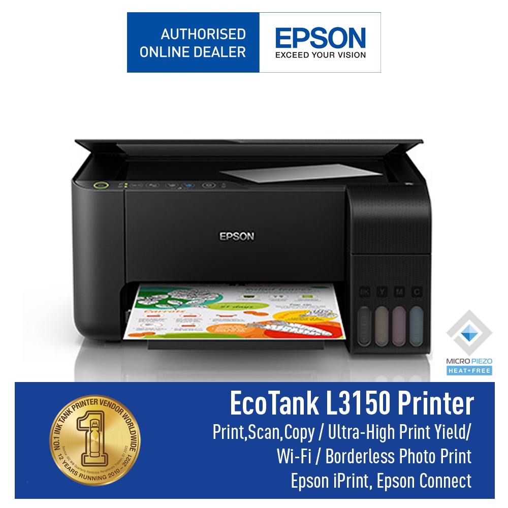 Jual Printer Epson L3150 Print Scan Copy Wifi Shopee Indonesia 1841