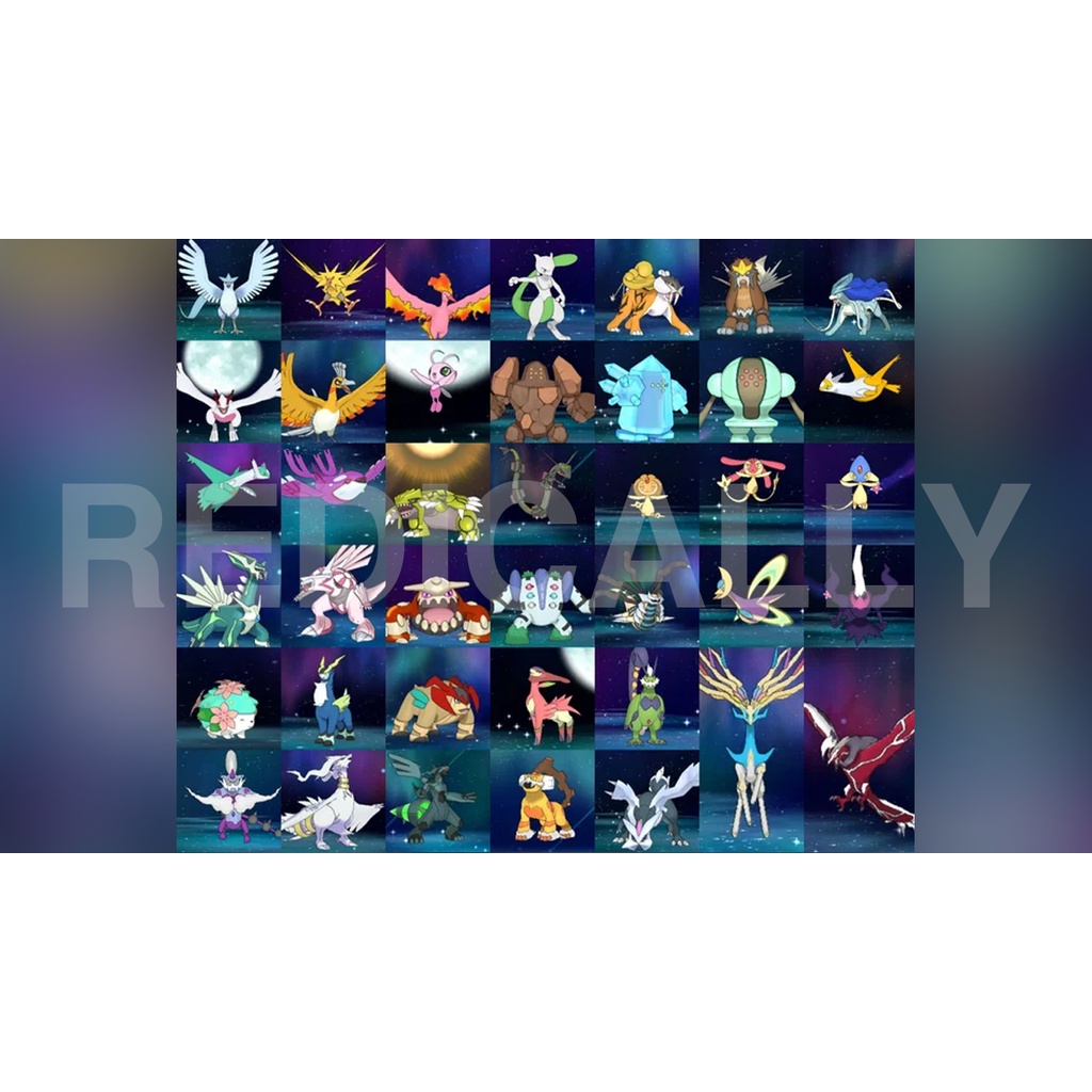 Jual ALL 493 POKEMON Legendary Shiny Custom Hack Pokemon 100% LEGAL ...