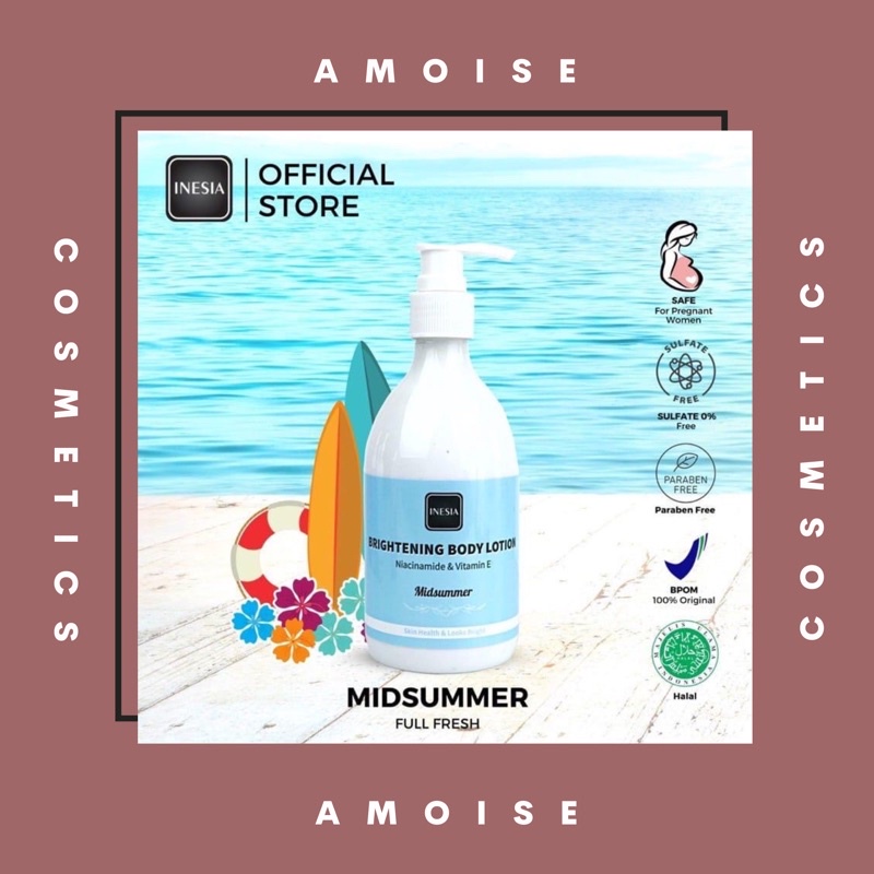 Jual INESIA BRIGHTENING BODY LOTION 300ml | Shopee Indonesia