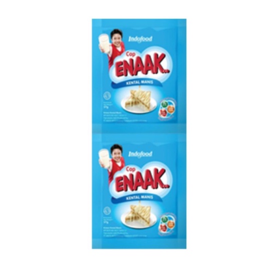Jual susu kental manis cap enak putih sacset 37gr isi 6pcs | Shopee ...