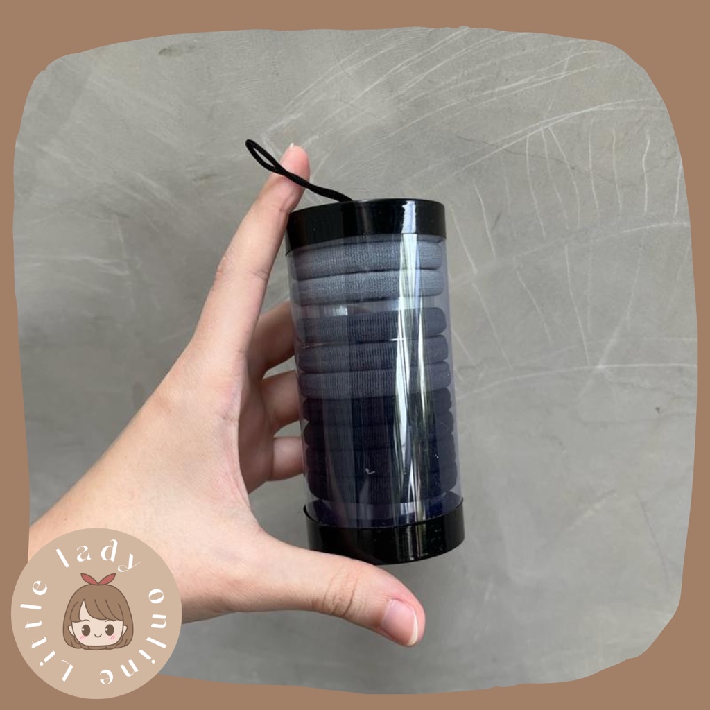 Jual Ikat Rambut Isi 10 Pc / Kuncir Tabung Kuncir Anak / Karet Rambut