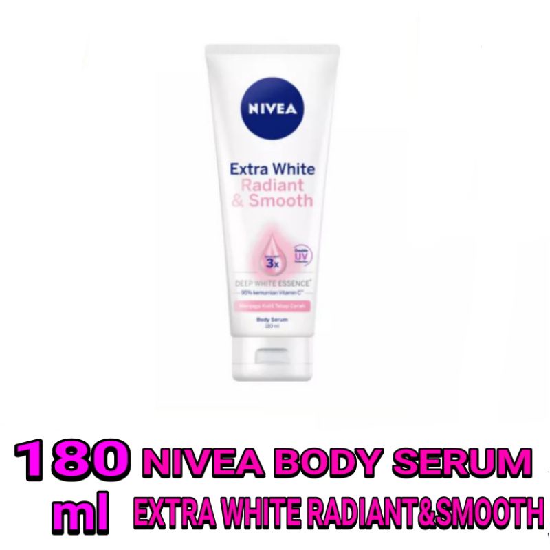 Jual Nivea Body Serum Extra White Radiant Smooth Ml Original Shopee Indonesia