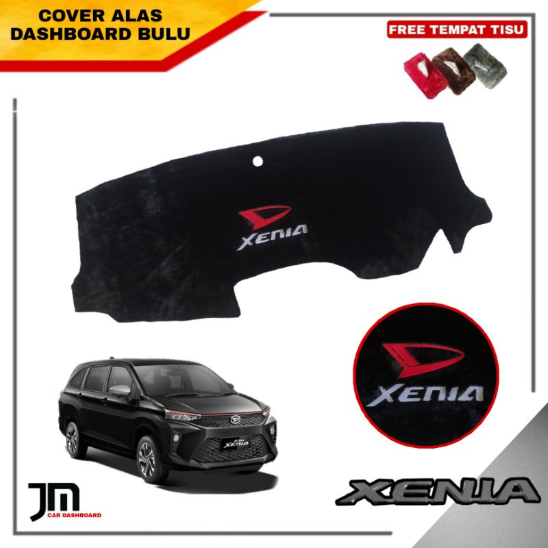 Jual Cover Alas Karpet Pelindung Dashboard Daihatsu XENIA 2022 2024 Bulu Bordir Custom Nama