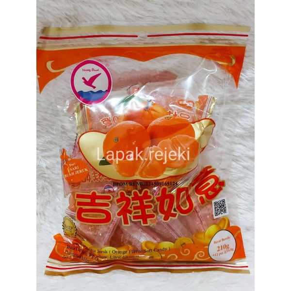 Jual Hong Mao Jeli Jeruk Mandarin Orange Candy Jelly 210 Gram