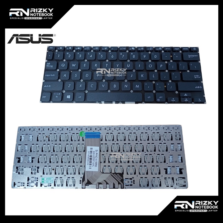 Jual Original Keyboard Laptop Asus Vivobook 14 A409 A412 X409 14 A412 X409f A420 M409 Hitam 9163