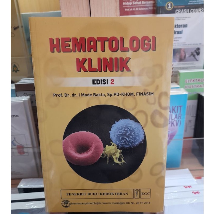 Jual Buku Original Hvs Hematologi Klinik Edisi 2 I Made Bakta