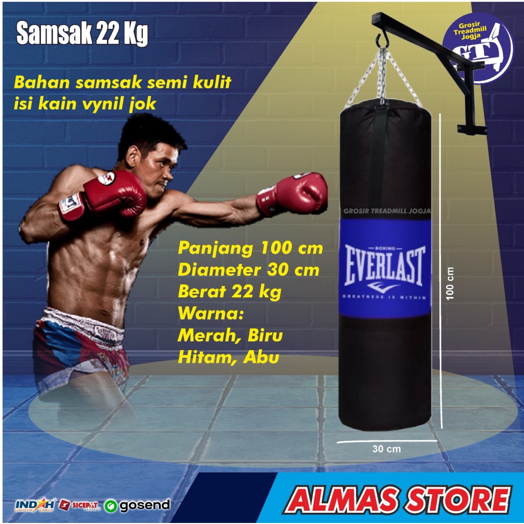 Jual Alat Olahraga Samsak Tinju Boxing Gantung Bela Diri Fitnes ...