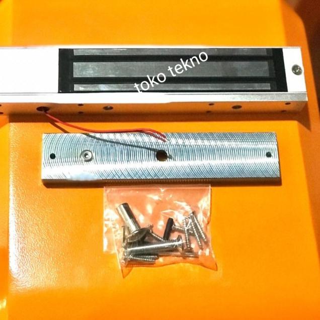 Jual Electromagnetic Lock / EM Lock 280 Kg / 600 Lbs + Sensor | Shopee ...