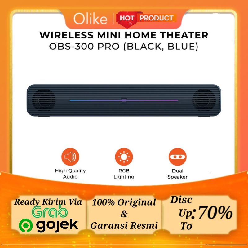 Jual Olike OBS-300 Pro Bluetooth Speaker RGB Lightning Long lasting ...
