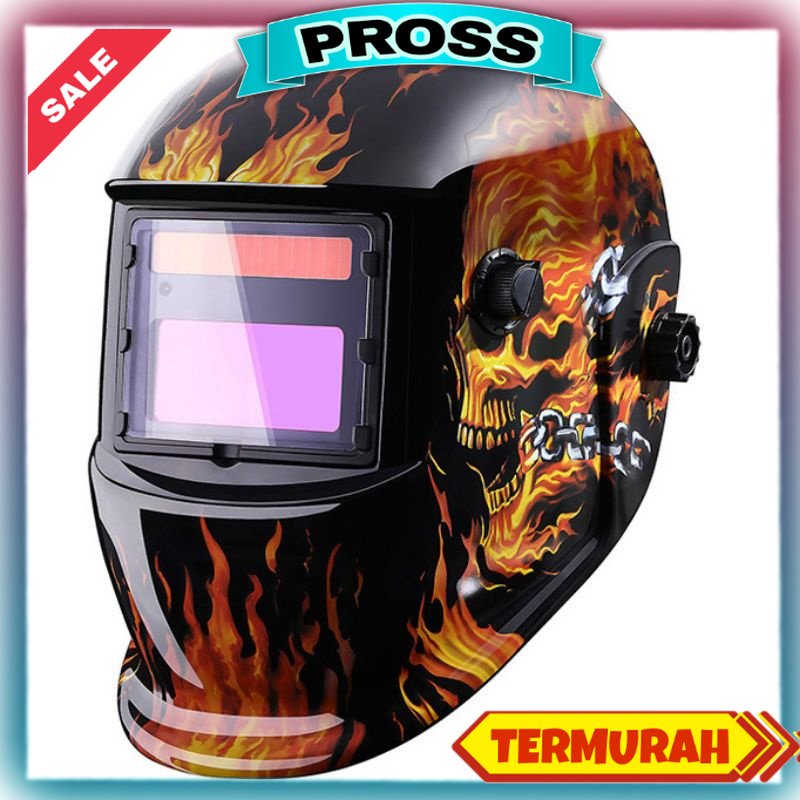 Jual Helm Las Otomatis Auto Darkening Welding Helmet / Topeng Las / Hem ...