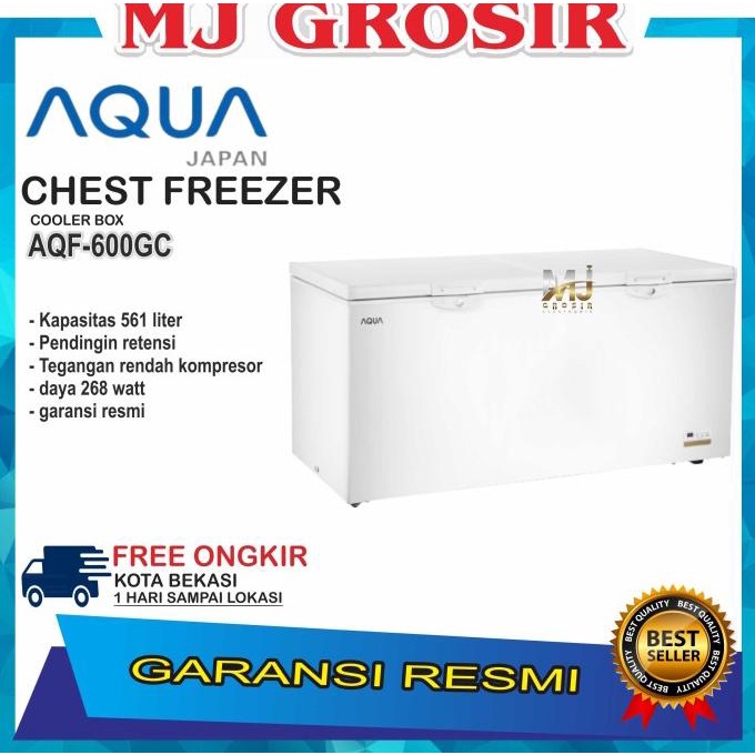 Jual Aqua Aqf Gc Chest Freezer Box L Lemari Pembeku Liter