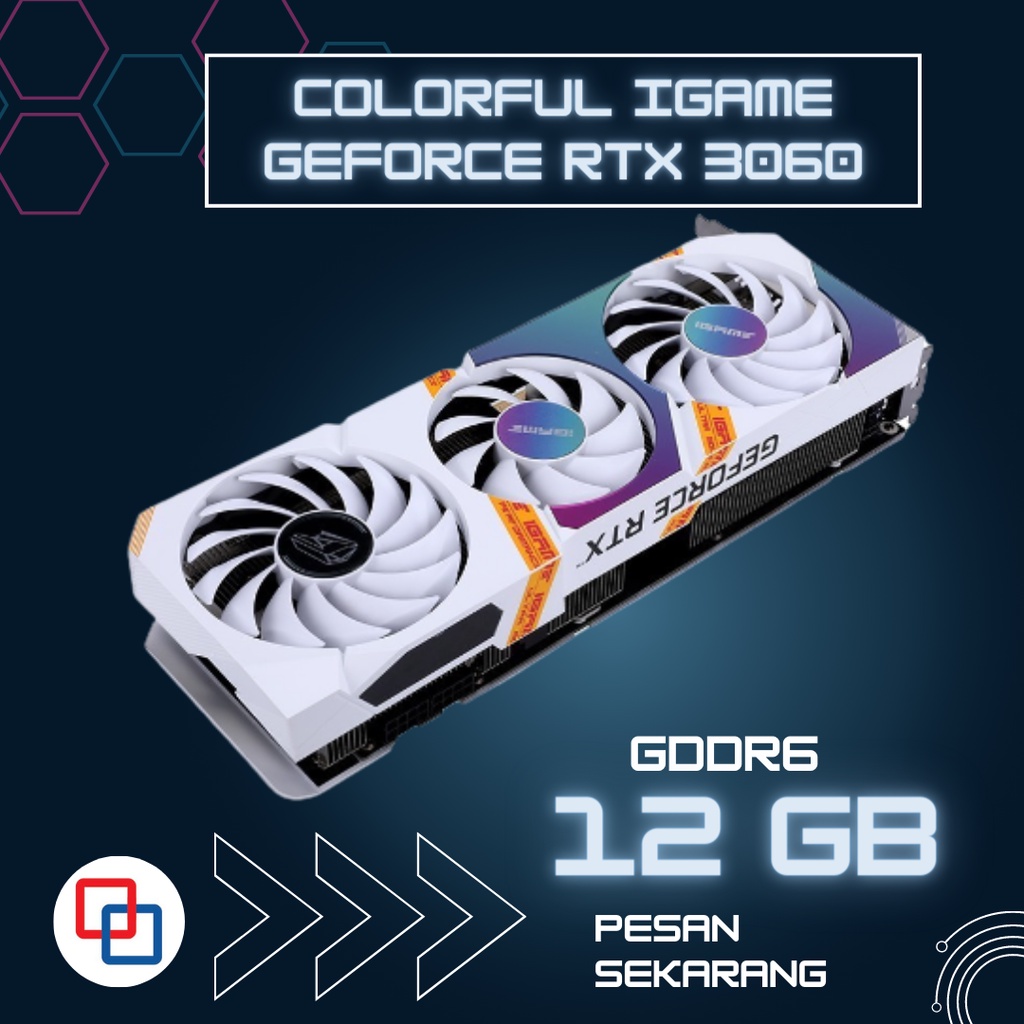 Jual Vga Card Colorful Igame Geforce Rtx 3060 Ultra W Oc 12g V 12gb