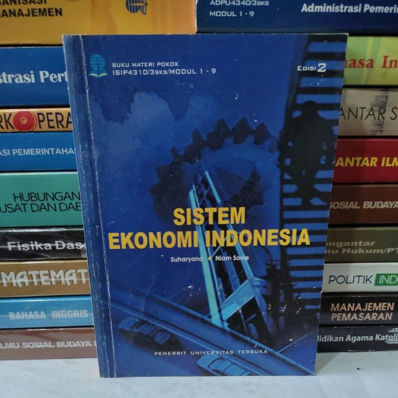 Jual Buku Sistem Ekonomi Indonesia (universitas Terbuka) Original ...