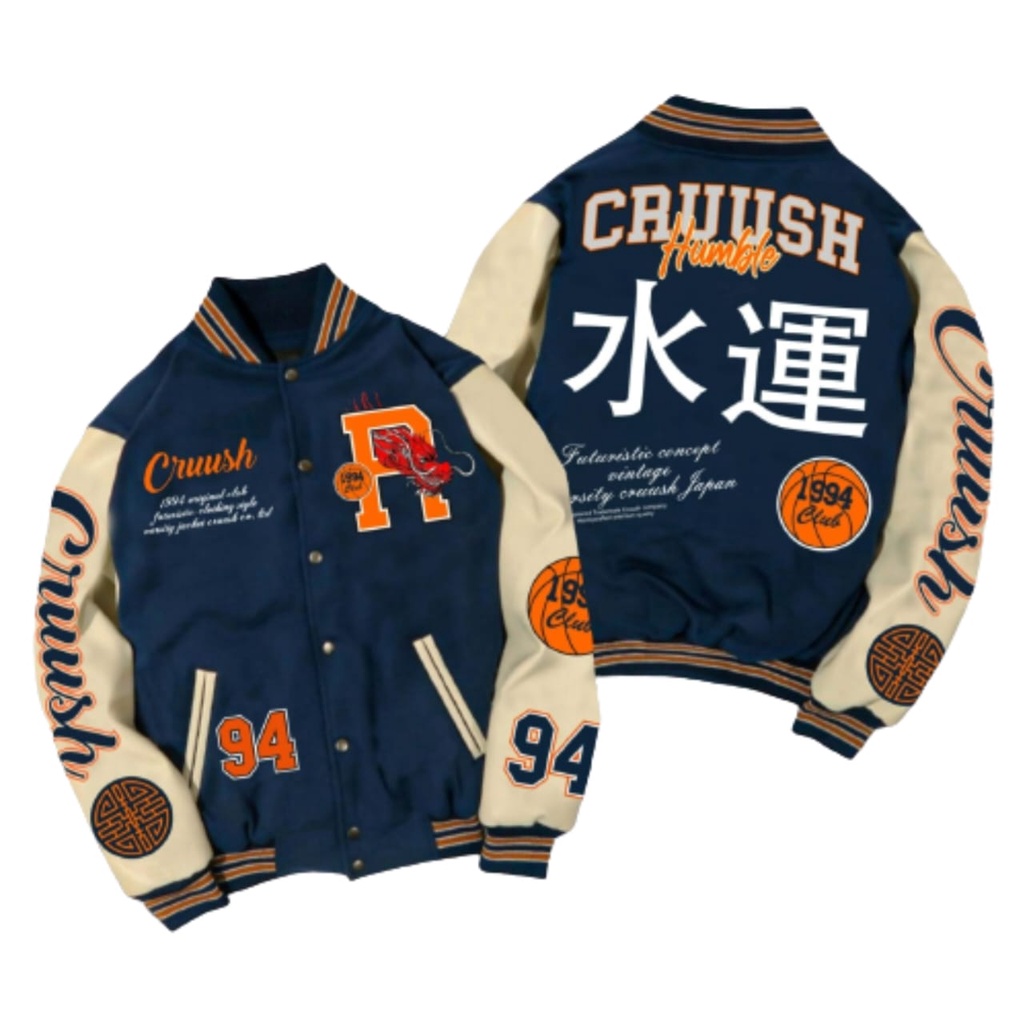 Jual COD-Jaket Varsity Vintage New Arrival / Jaket Baseball Varsity ...