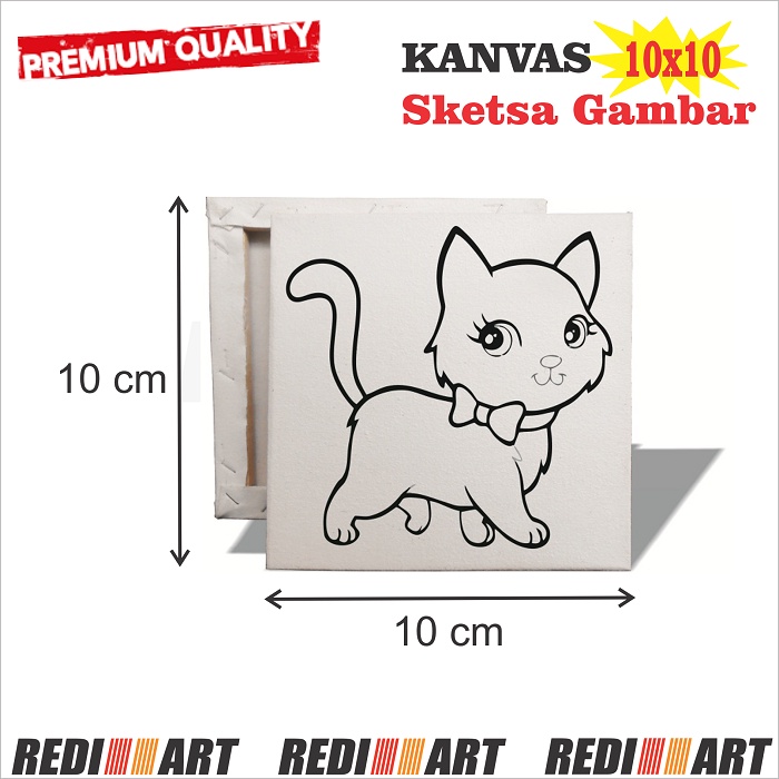 Jual Kanvas Lukis Sketsa 10x10 Cm Shopee Indonesia