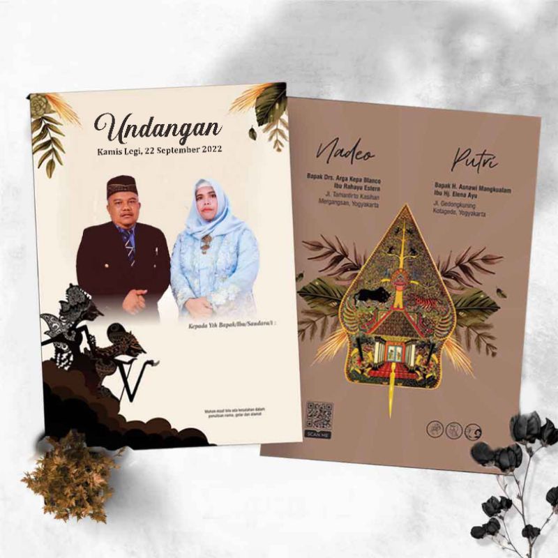 Jual Undangan Orangtua Foto Pengantin, hajatan, Ulem ulem, Serat Ulem