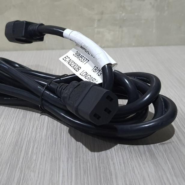Jual Kabel power Cord c13 to C14 Longwell Original male female harga