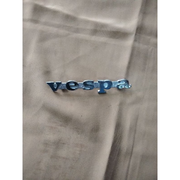 Jual Emblem Logo Balok Vespa Super Sprint Px Excel Exclusive Chrome