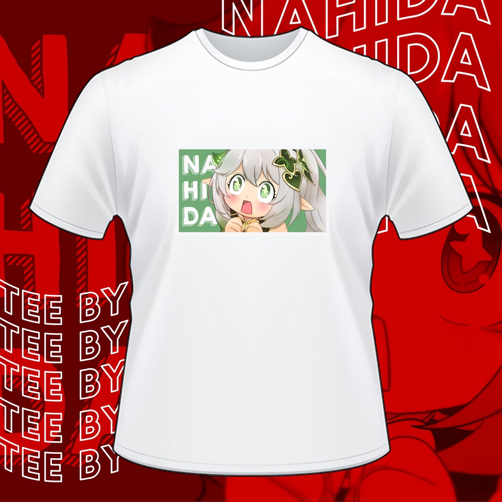 Jual TEEBYOCHIN GENSHIN IMPACT FRAMES - Kaos NAHIDA Waku - waku ...